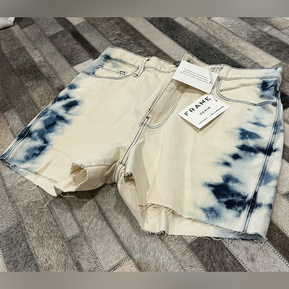 FRAME Denim Dyed Shorts NWT